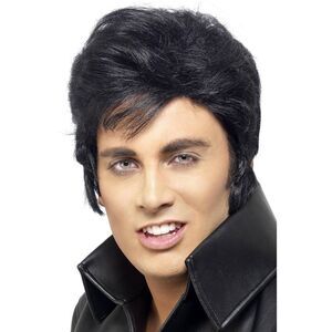 Elvis Lightweight Wig / Black